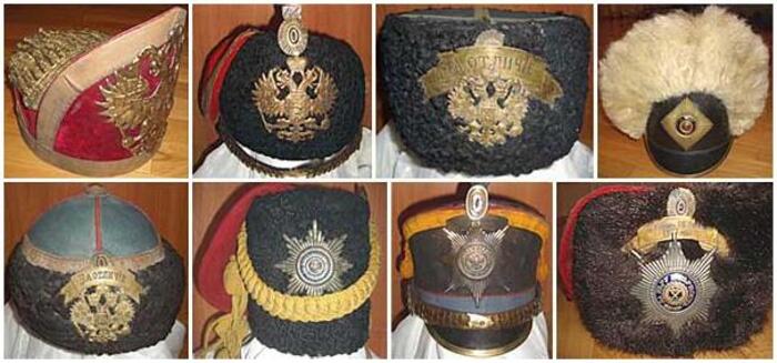 Различные виды русских кокард