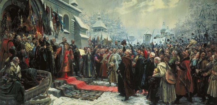 «Навеки с Москвой, навеки с русским народом». Художник Михаил Хмелько. 1951 год